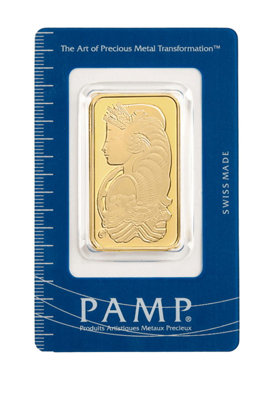 Lingotto oro puro 24k 50 grammi grammi (PAMP)