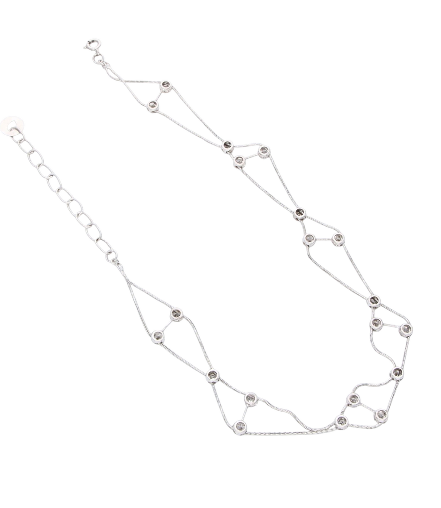 Collana in oro e diamanti naturali 2.00ct