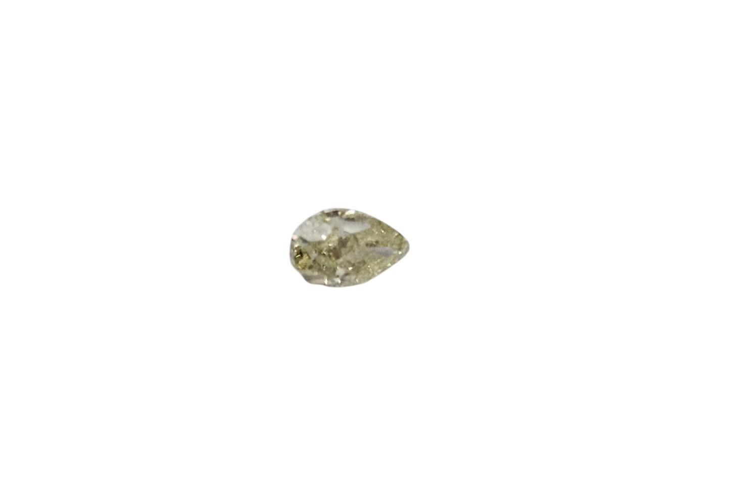 Diamante naturale pera certificato GIA  0.67ct