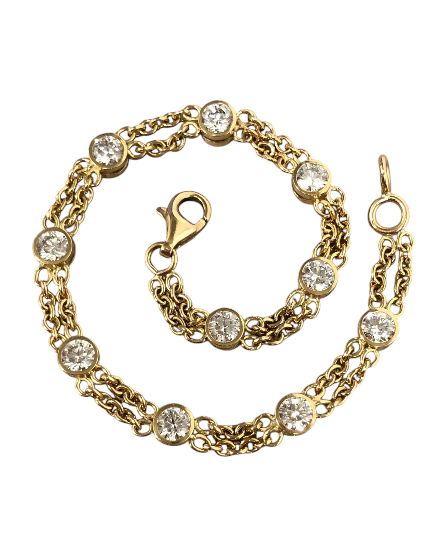 Bracciale in oro e diamante naturale 2.50ct