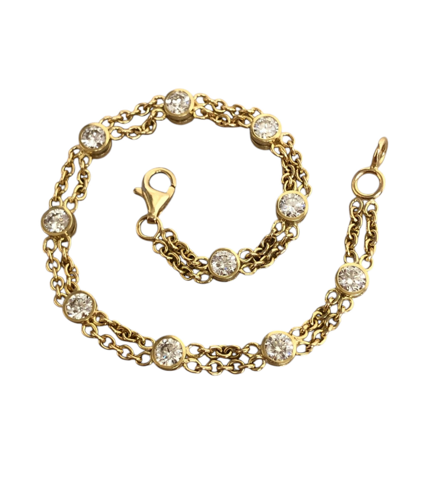 Bracciale in oro e diamante naturale 2.50ct