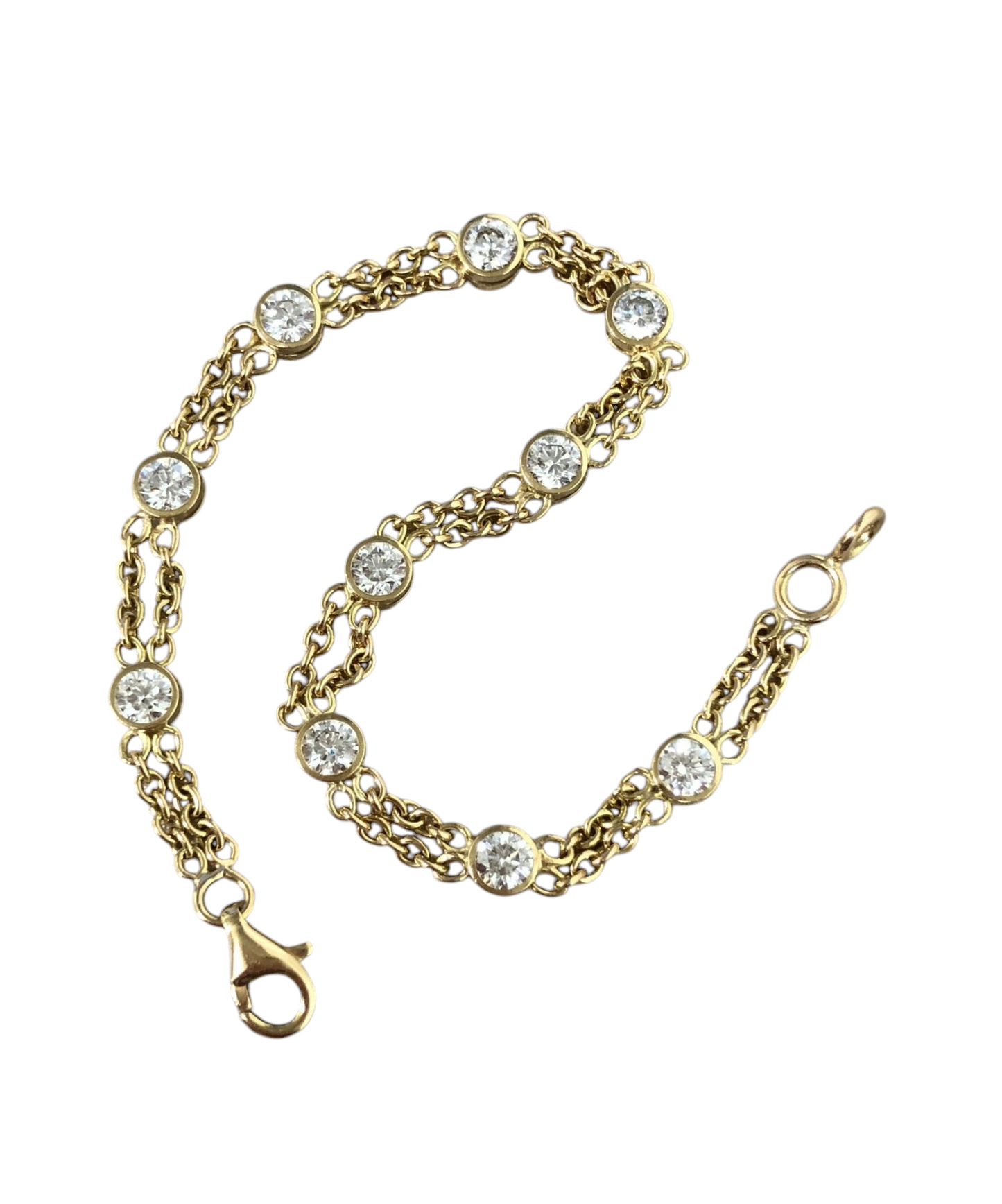 Bracciale in oro e diamante naturale 2.50ct