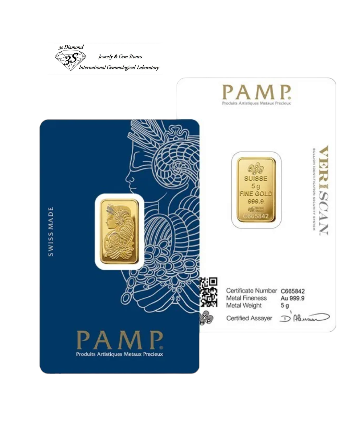 24 Karat reiner Goldbarren 5, 10, 20, 31,10, 50 Gramm (PAMP)