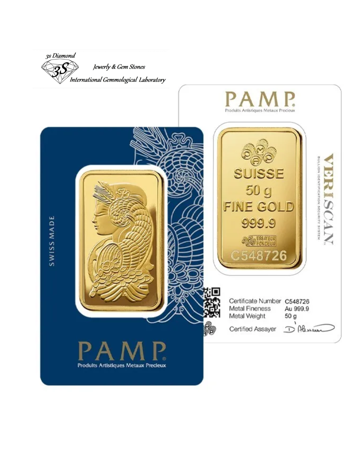 24 Karat reiner Goldbarren 5, 10, 20, 31,10, 50 Gramm (PAMP)