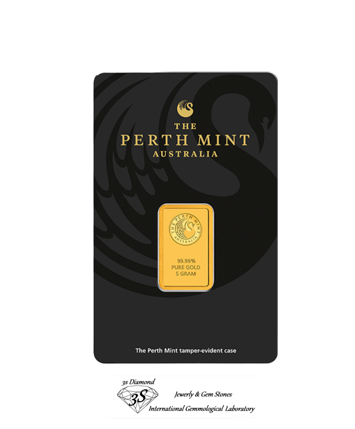 24 Karat reiner Goldbarren, 5 Gramm (PAMP) und auch (Perth Mint, Australien)