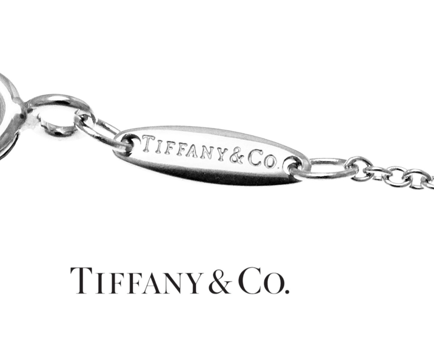 Collana tiffany & co in oro e diamanti naturali 0.50ct