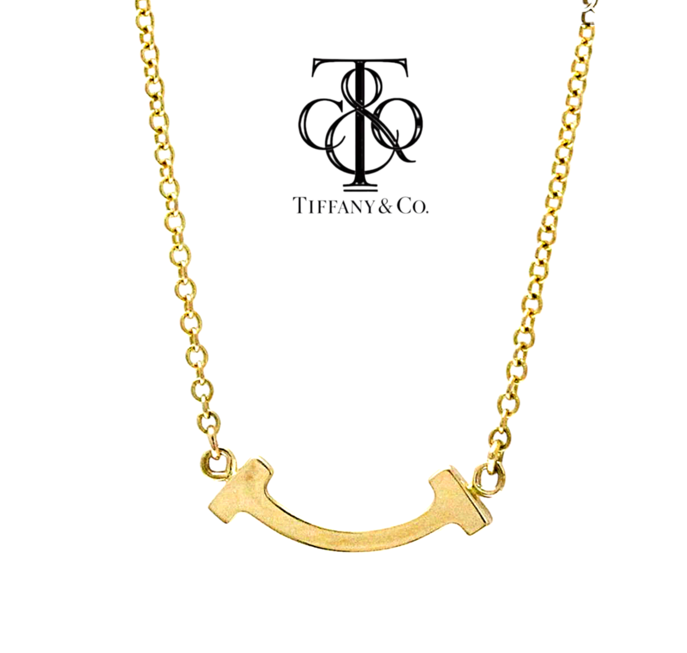 Collana TIFFANY & CO in oro e diamante naturale 0.48 ct