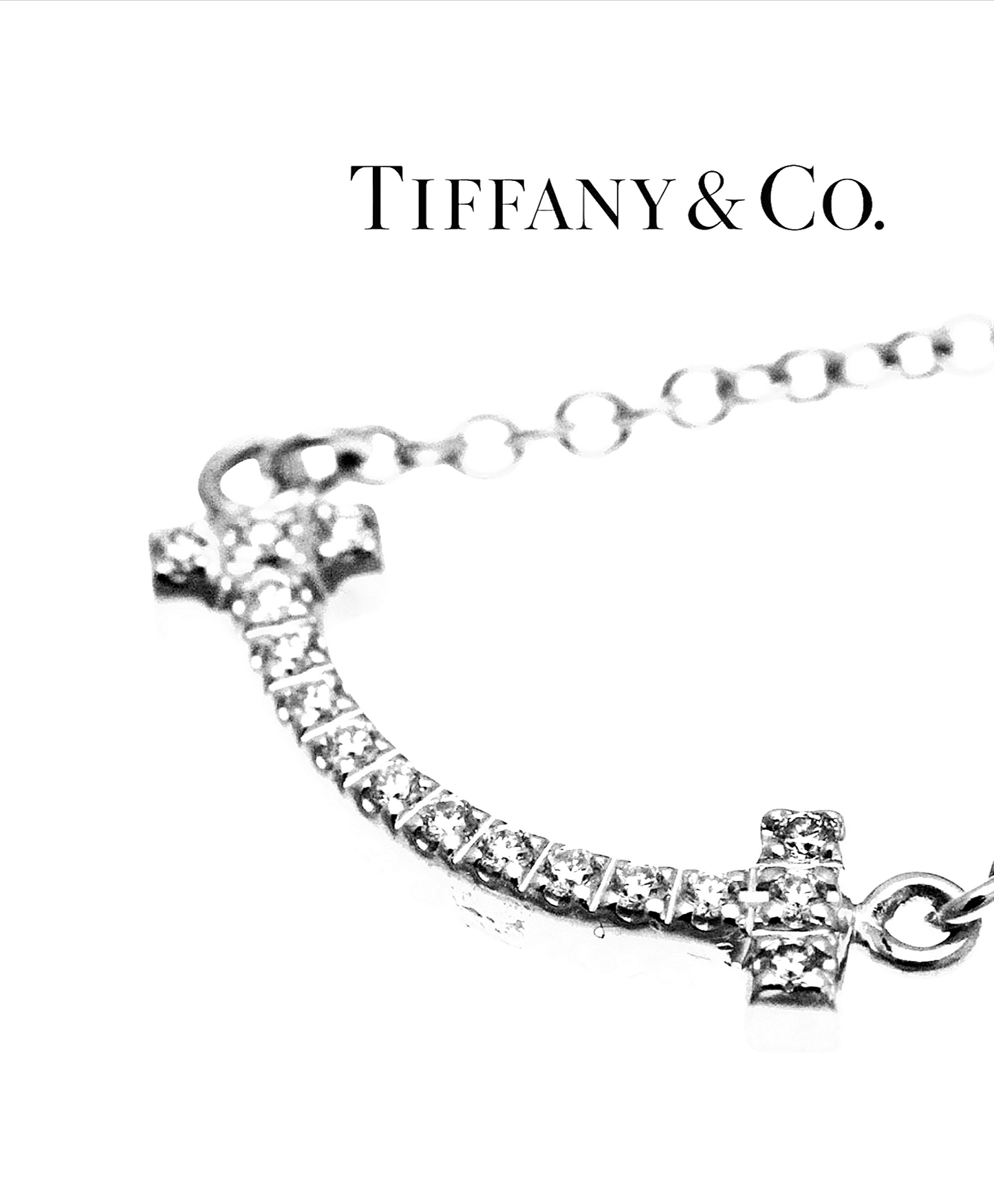 Collana TIFFANY & CO in oro e diamante naturale 0.48 ct