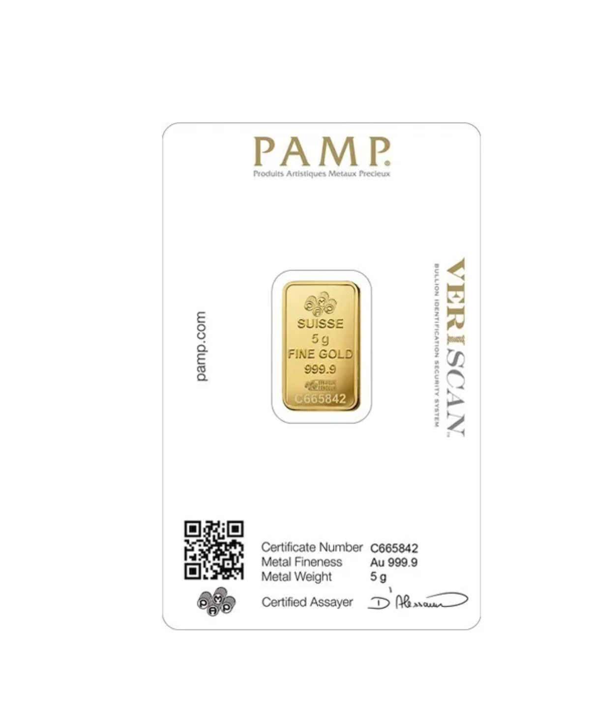 24 Karat reiner Goldbarren 5, 10, 20, 31,10, 50 Gramm (PAMP)