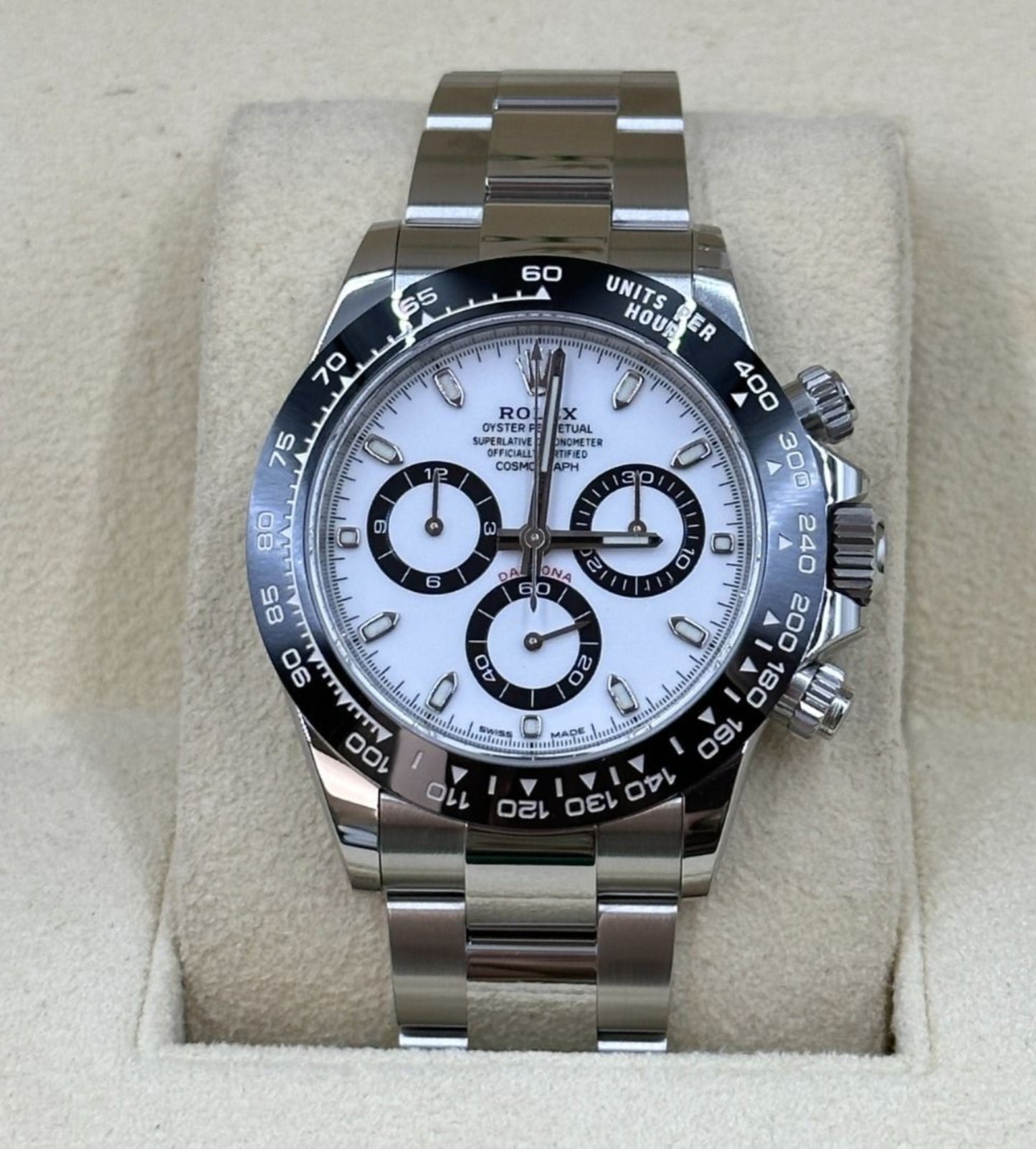 Rolex Cosmograph Daytona 116500LN - White (Panda) dial