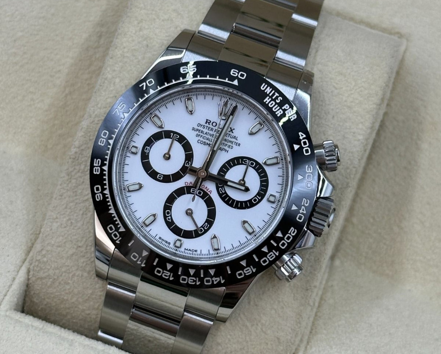 Rolex Cosmograph Daytona 116500LN - White (Panda) dial